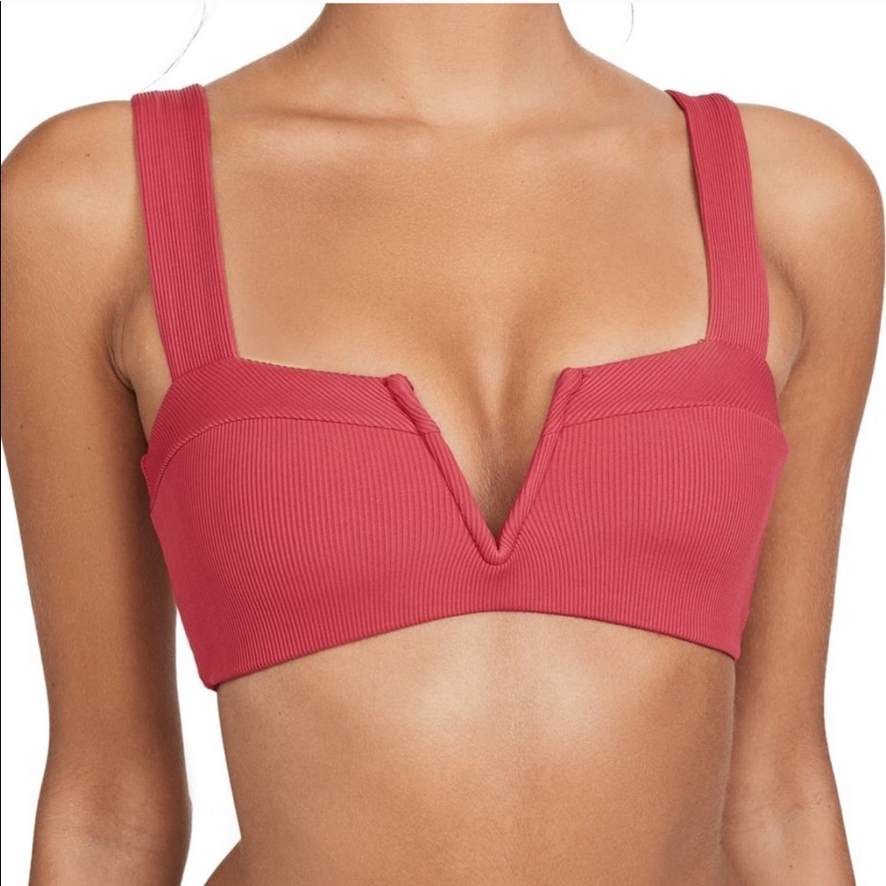 NWT L*Space Lee Lee Bikini Top in Strawberry, MD